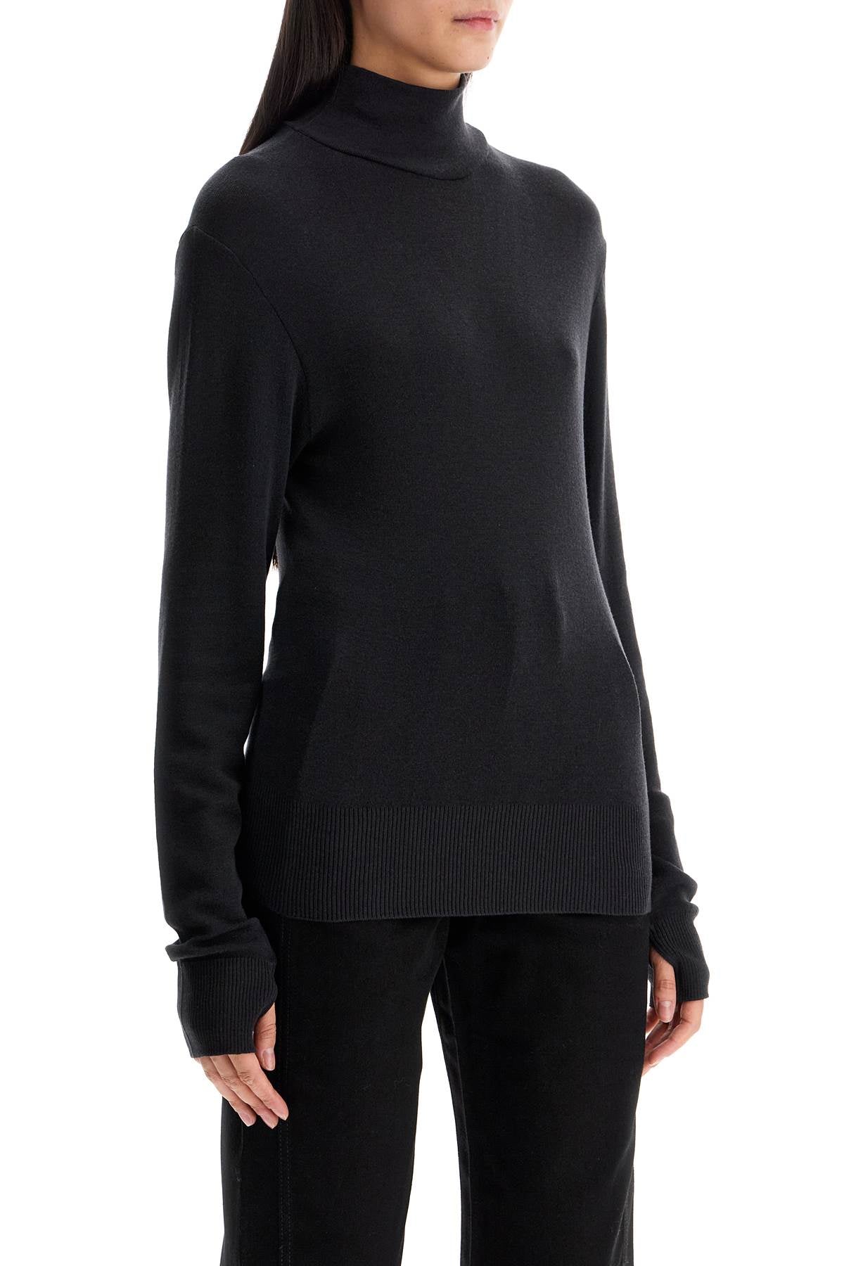 Lemaire Seamless High-Neck Wool Pullover image 1