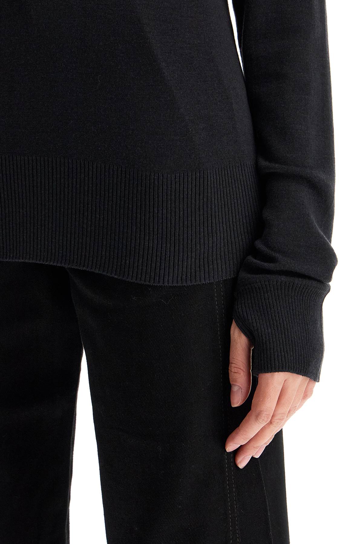 Lemaire Seamless High-Neck Wool Pullover image 3