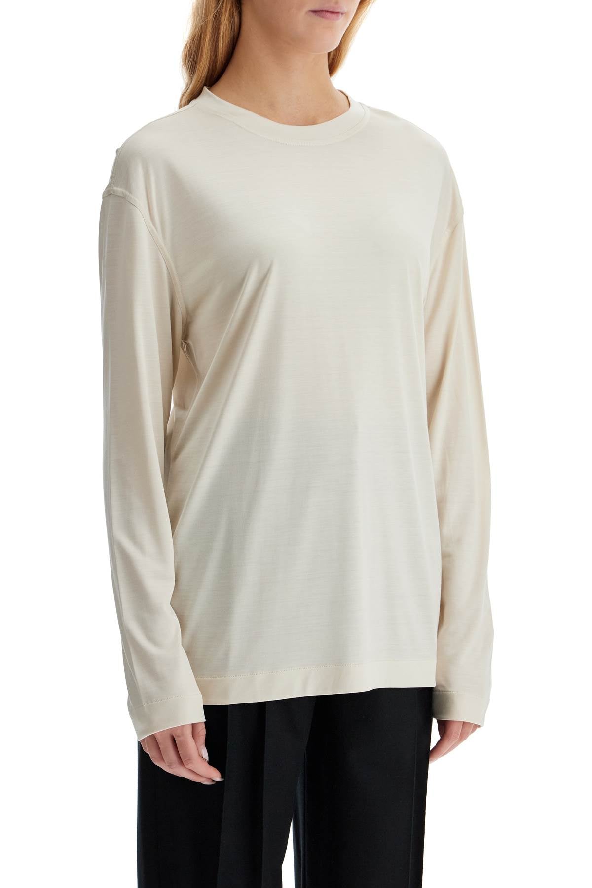 Lemaire Long-Sleeve Silk T-Shirt image 1