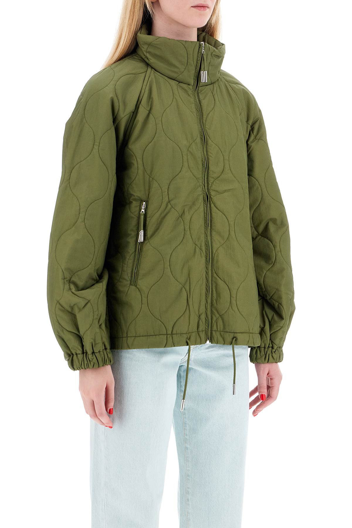 Ienki Ienki Quilted Trail Jacket: Boxy Fit, Recycled Silk Pad image 1