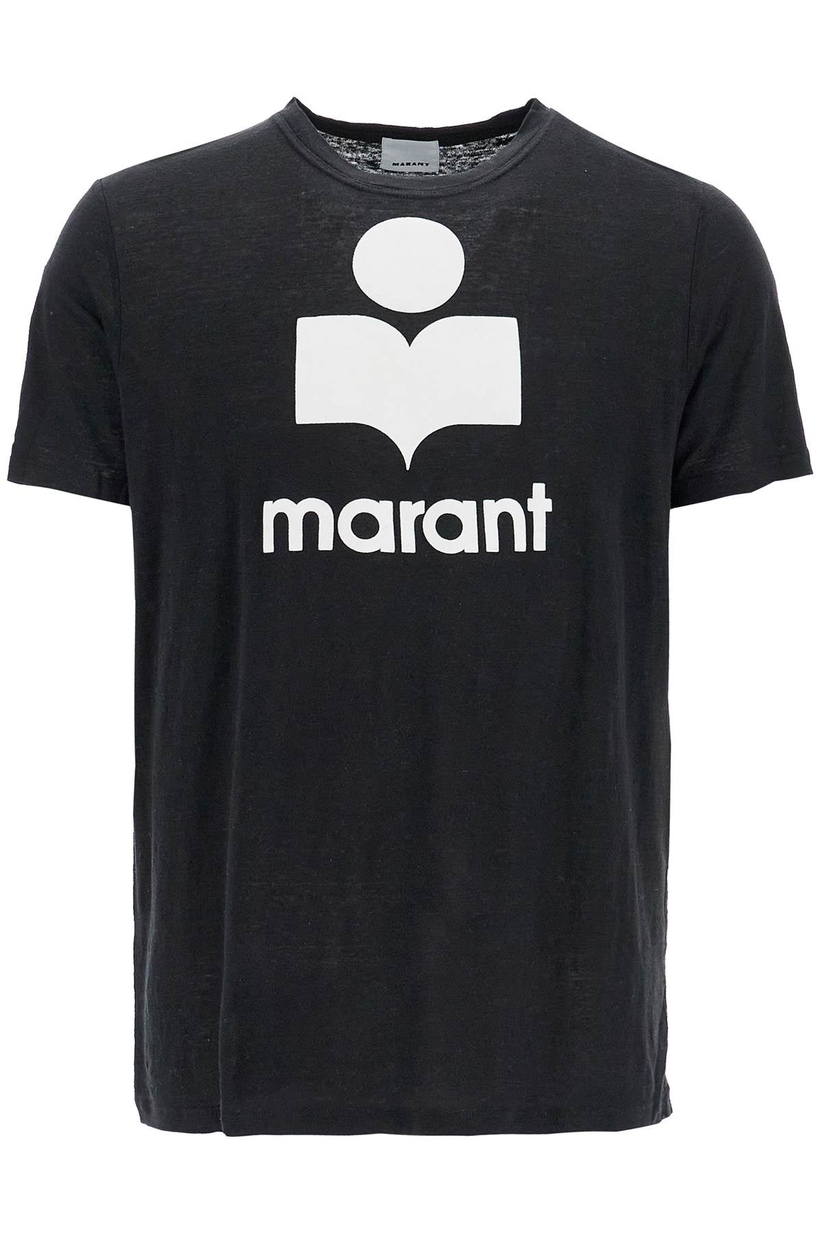 Marant karman linen logo t-shirt image 0