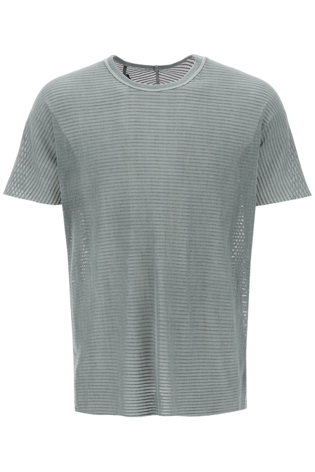 Boris Bidjan Saberi cotton perforated t-shirt image 0