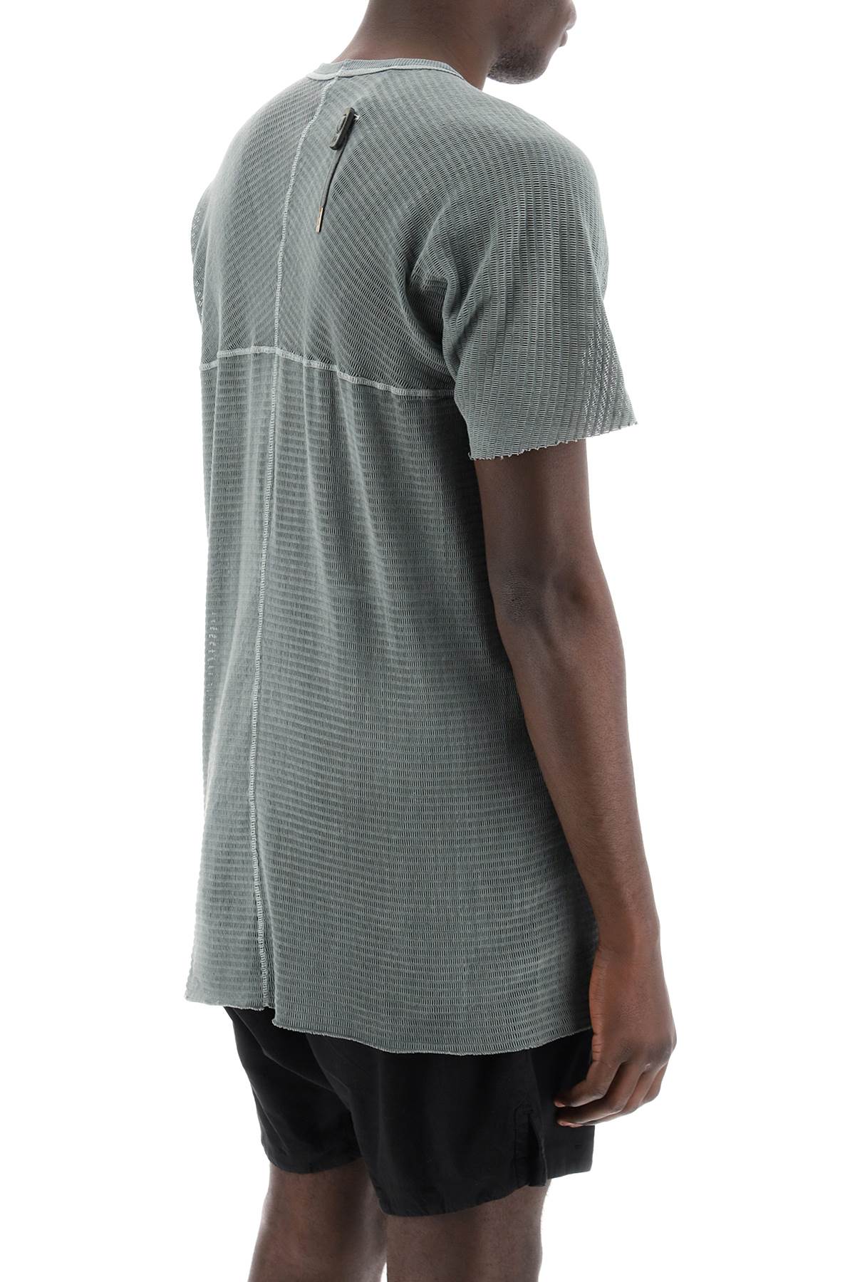 Boris Bidjan Saberi cotton perforated t-shirt image 2