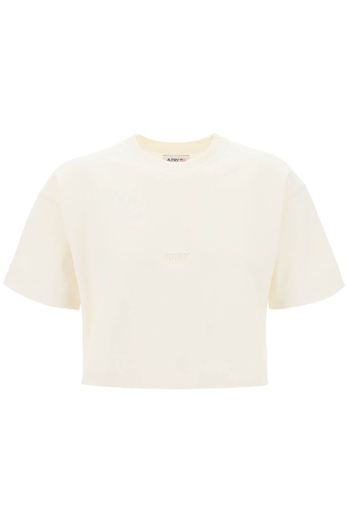 Autry boxy t-shirt with debossed logo image 0