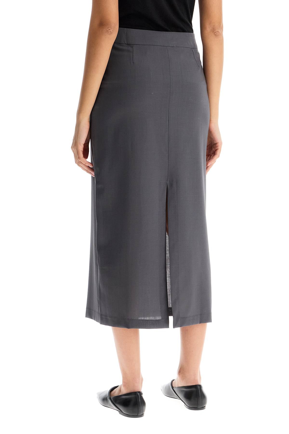 Paloma Wool Low-Waist Midi Skirt with Cut-Out Detail image 2