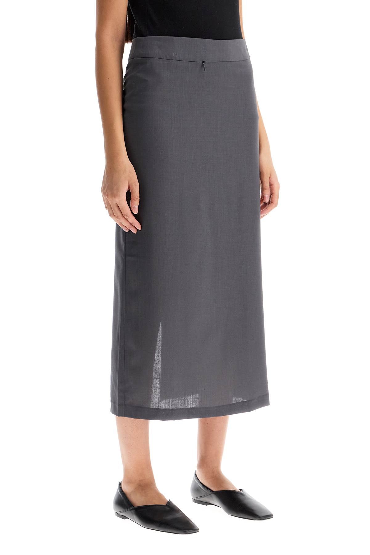 Paloma Wool Low-Waist Midi Skirt with Cut-Out Detail image 1