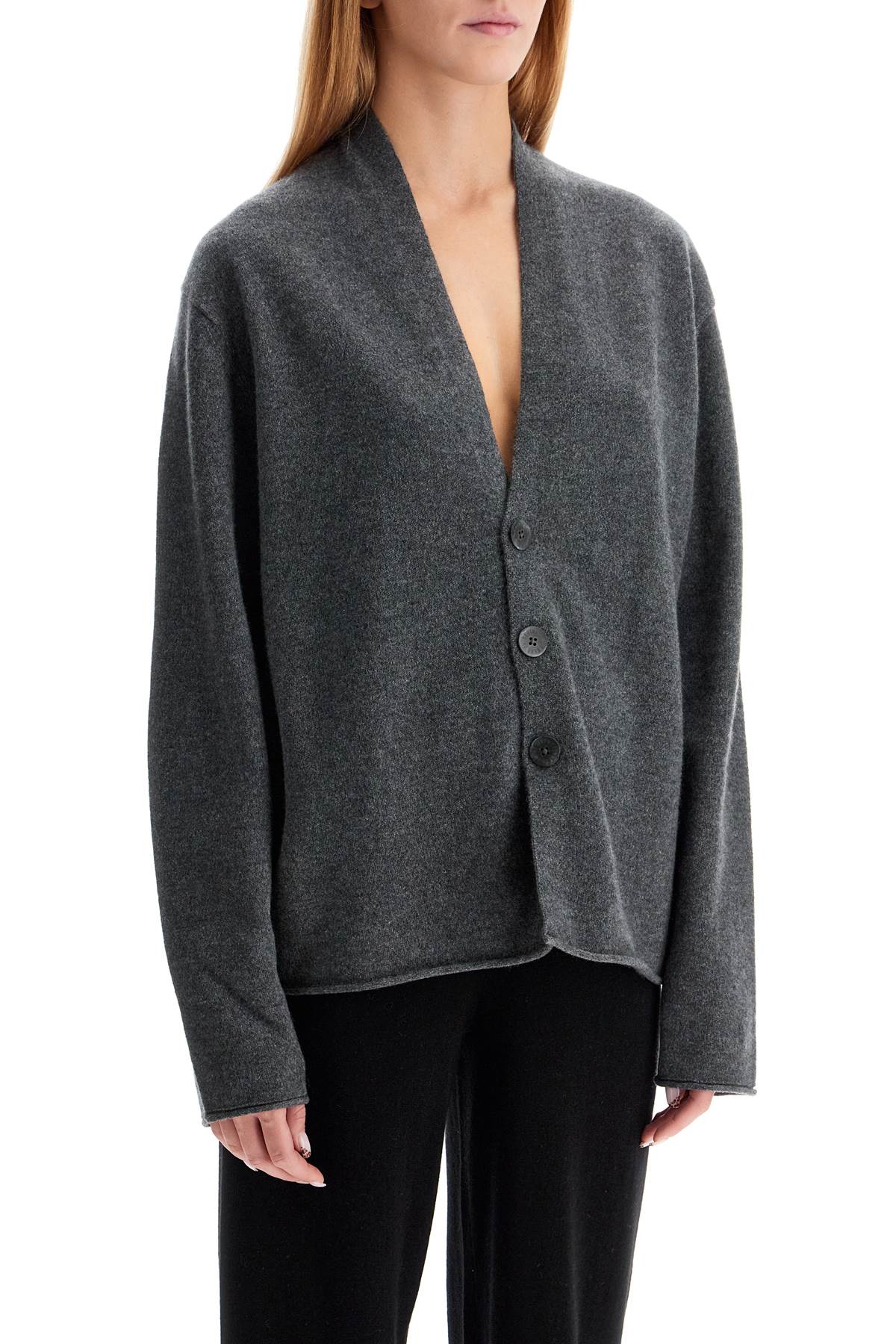 Guest In Residence Pure Cashmere Ribbed Cardigan image 1