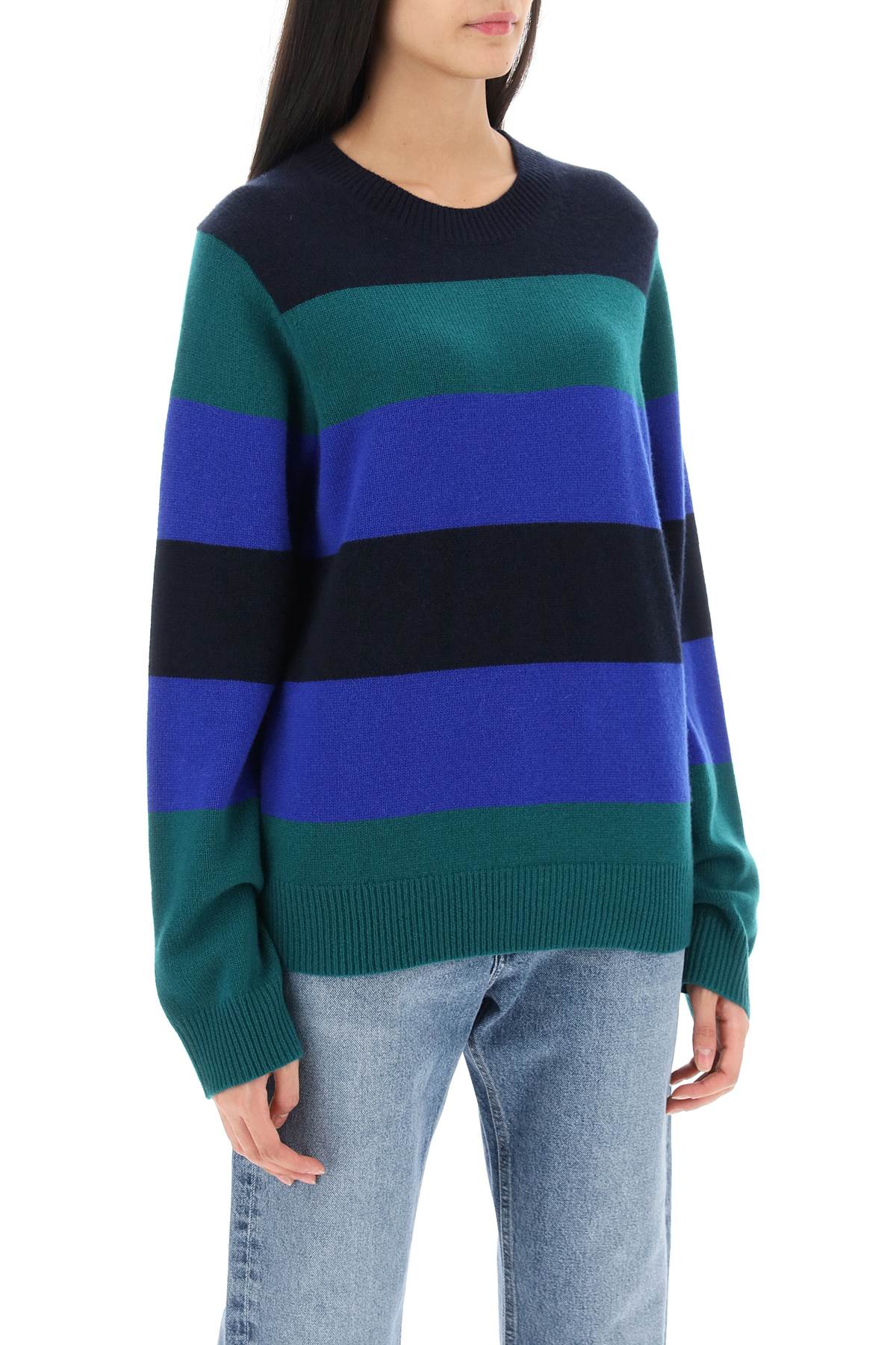 Guest In Residence striped cashmere sweater image 1