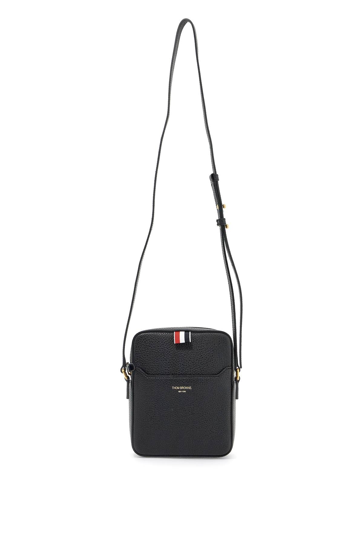 Thom Browne pebble grain leather vertical camera bag image 0