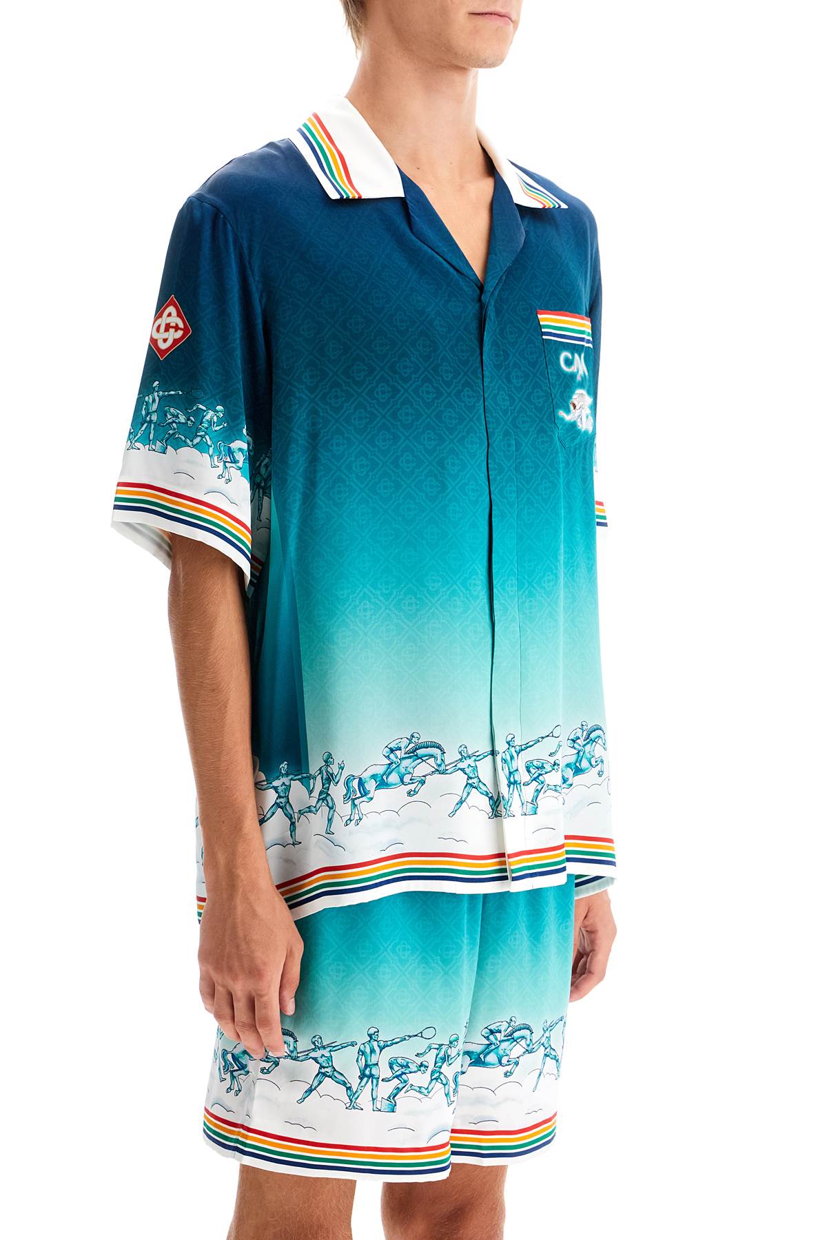 La Déesse Du Stade Casablanca Silk Jacquard Shirt image 1