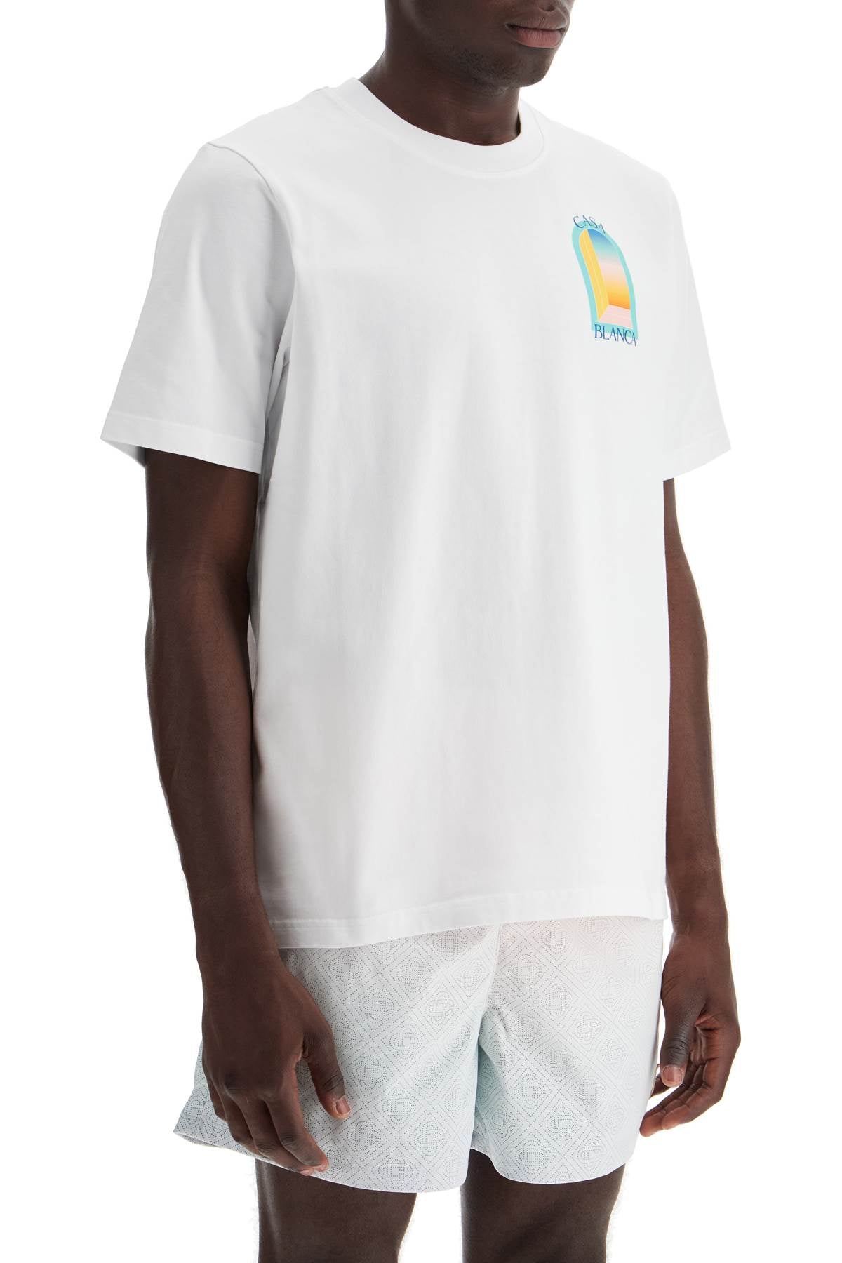 Casablanca Colorful Rainbow Arc T-Shirt image 1