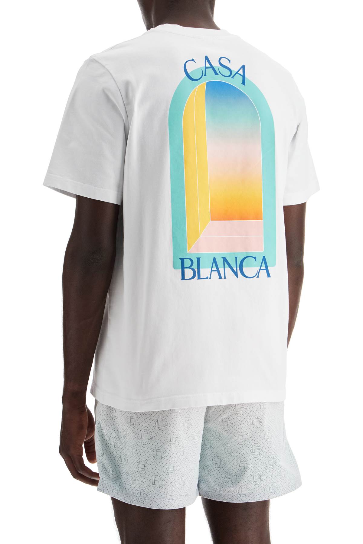 Casablanca Colorful Rainbow Arc T-Shirt image 2