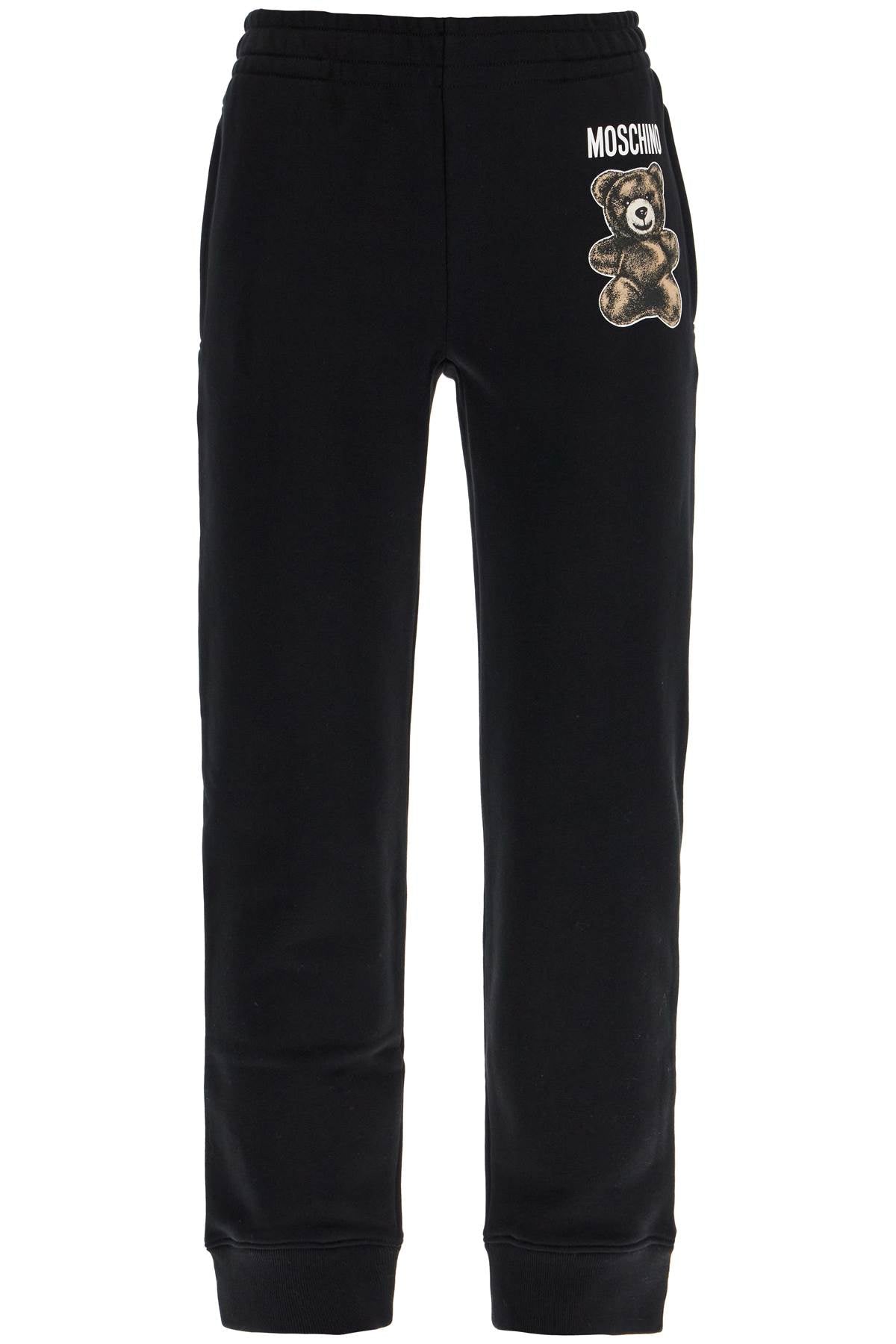 Moschino Teddy Bear Joggers: Soft Cotton Sweatshirt with Printed Motif image 0