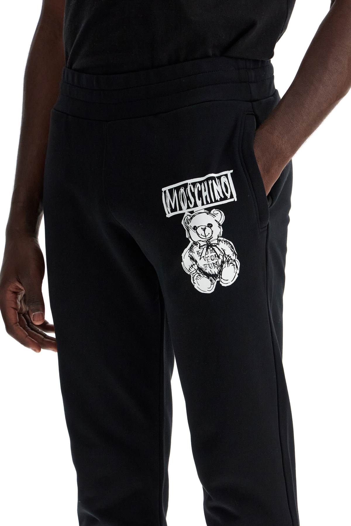 Moschino jogger pants with a cute image 3