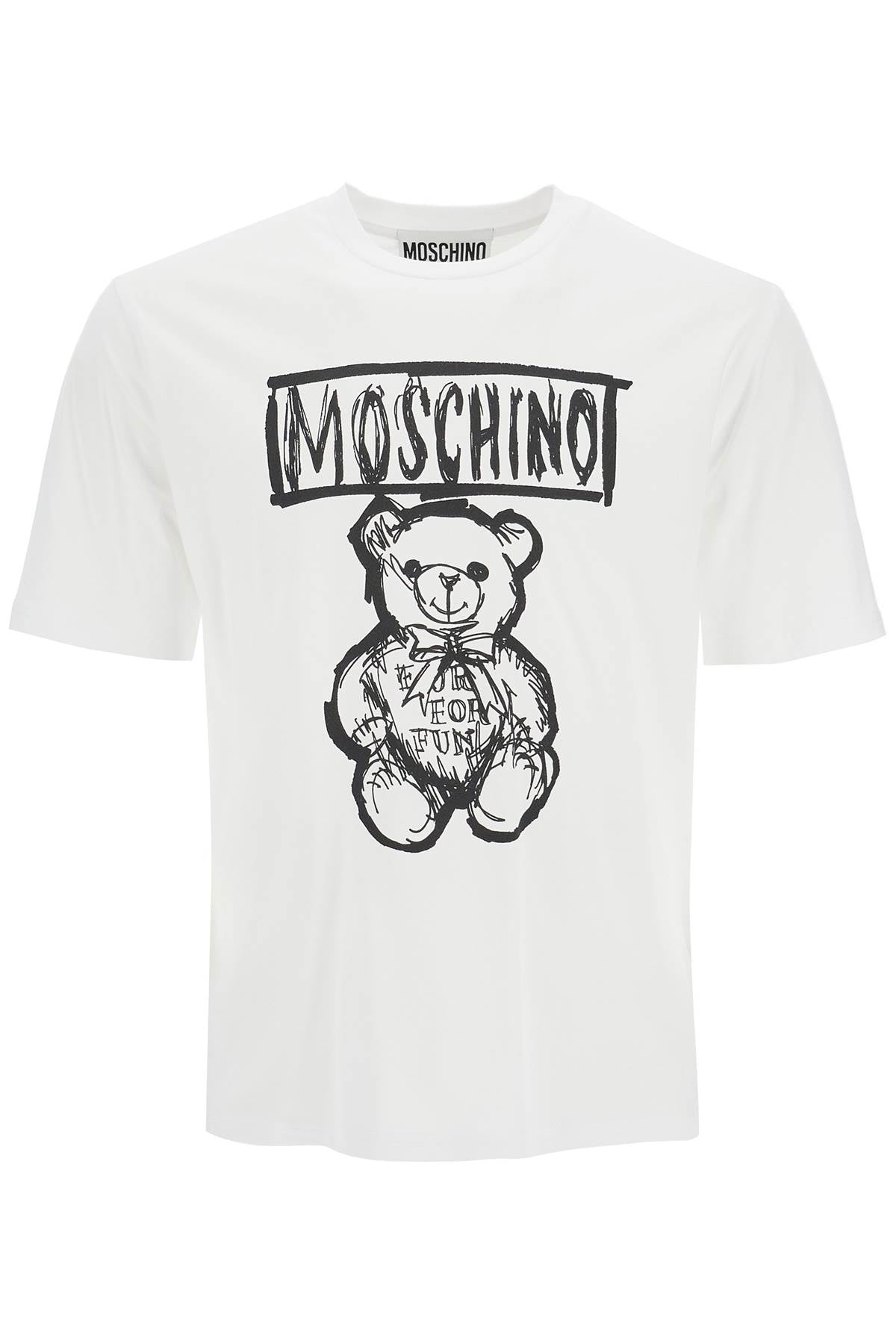 Moschino Teddy Bear Print Crew Neck T-Shirt image 0