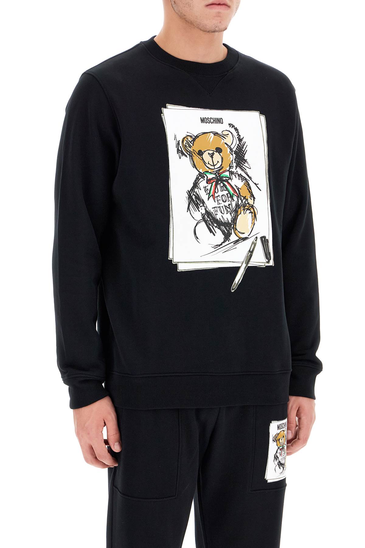 Moschino Teddy Bear Embroidered Sweatshirt image 1