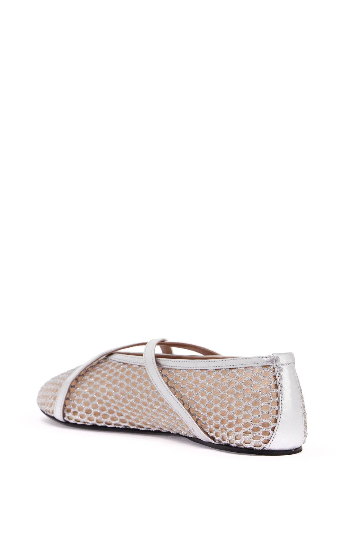 D'Accori Bambi Ballet Flats - Mesh and Glitter Ballerinas image 2