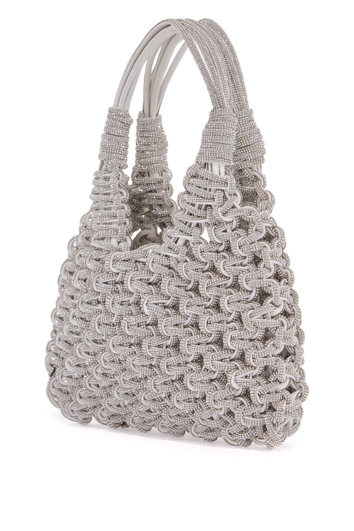 Hibourama Mini Vannifique Rock Bag: Handwoven Crystal-Studded image 1