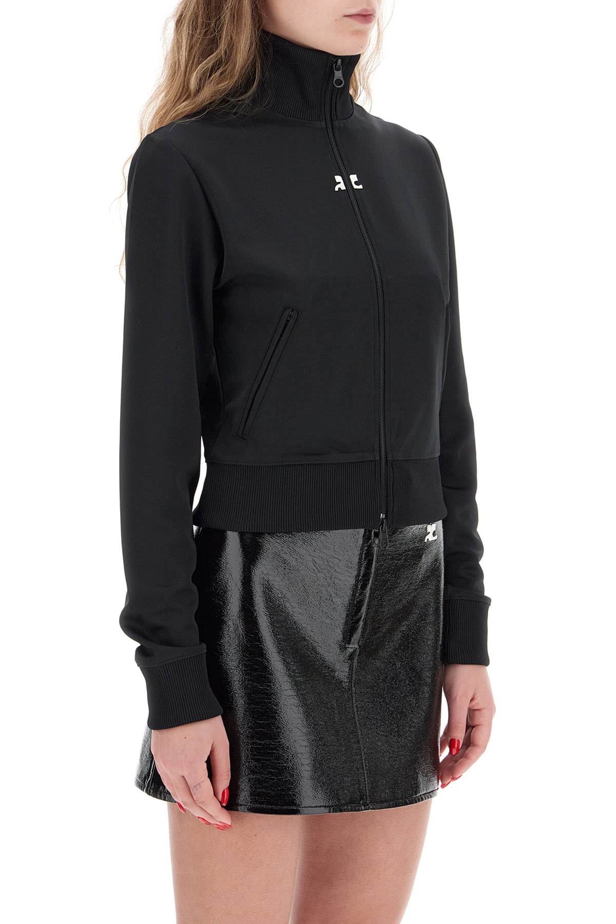 Courreges interlock track sweatshirt image 1