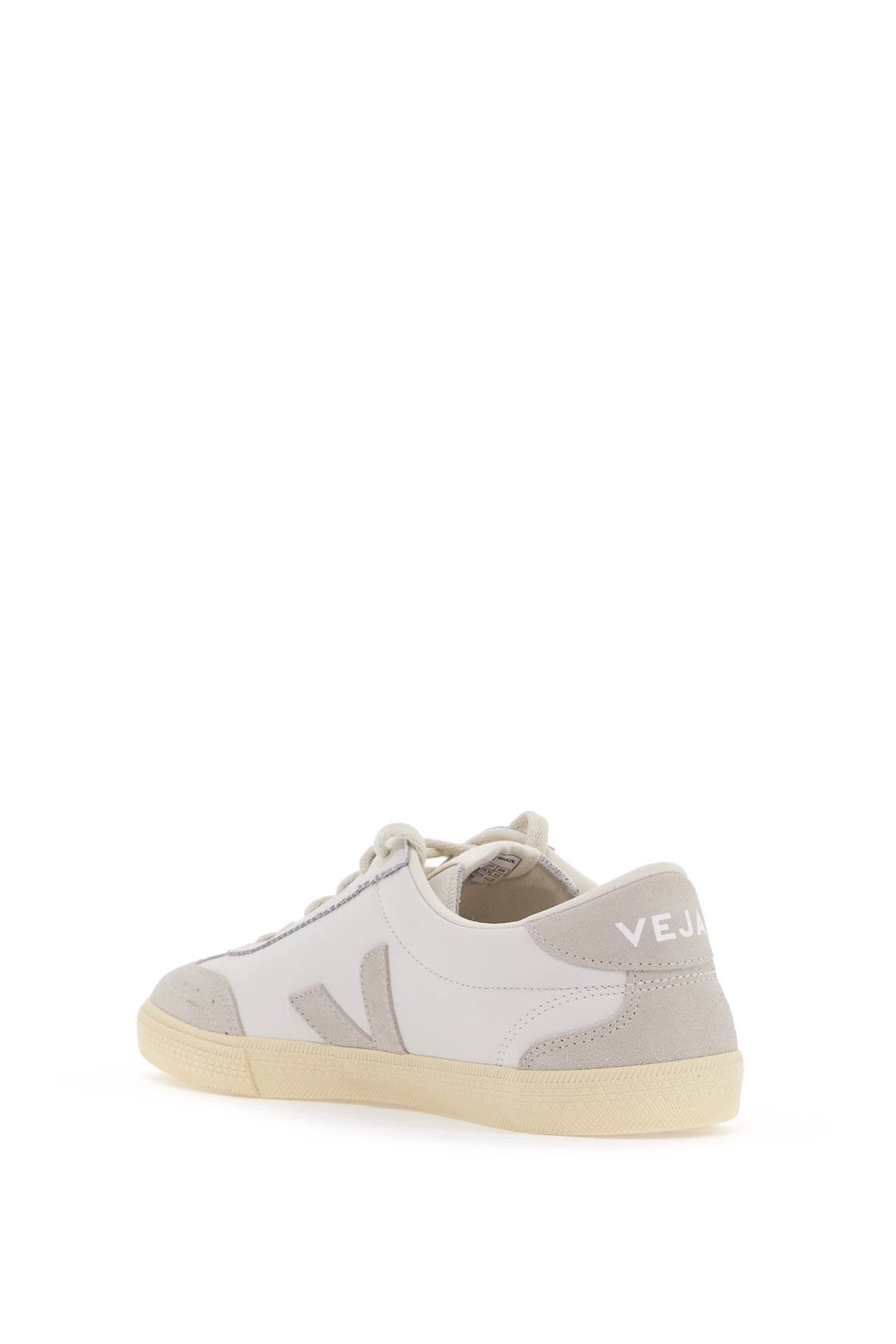 Veja Volley Leather Sneakers with Suede Inserts image 2