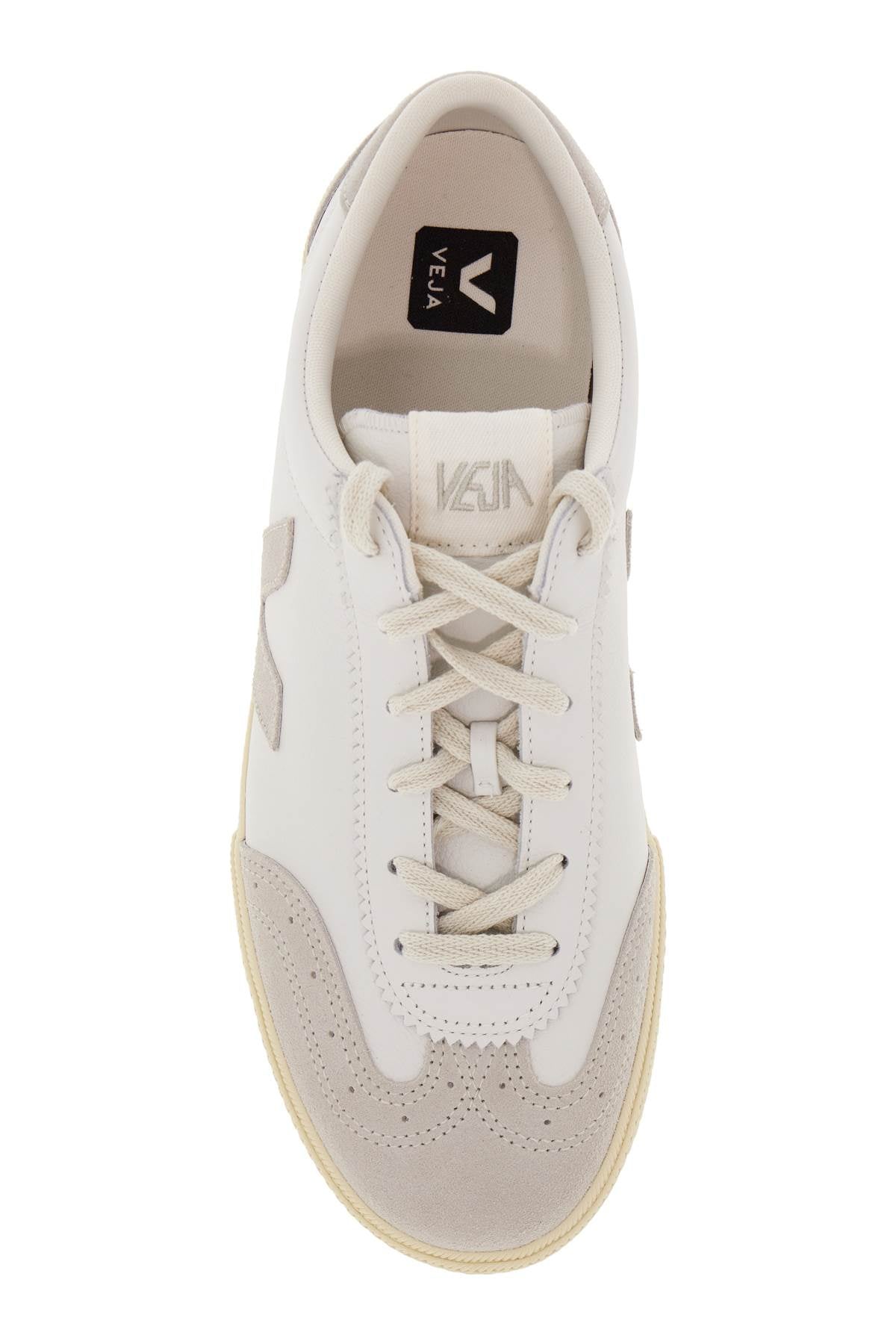 Veja Volley Leather Sneakers with Suede Inserts image 1