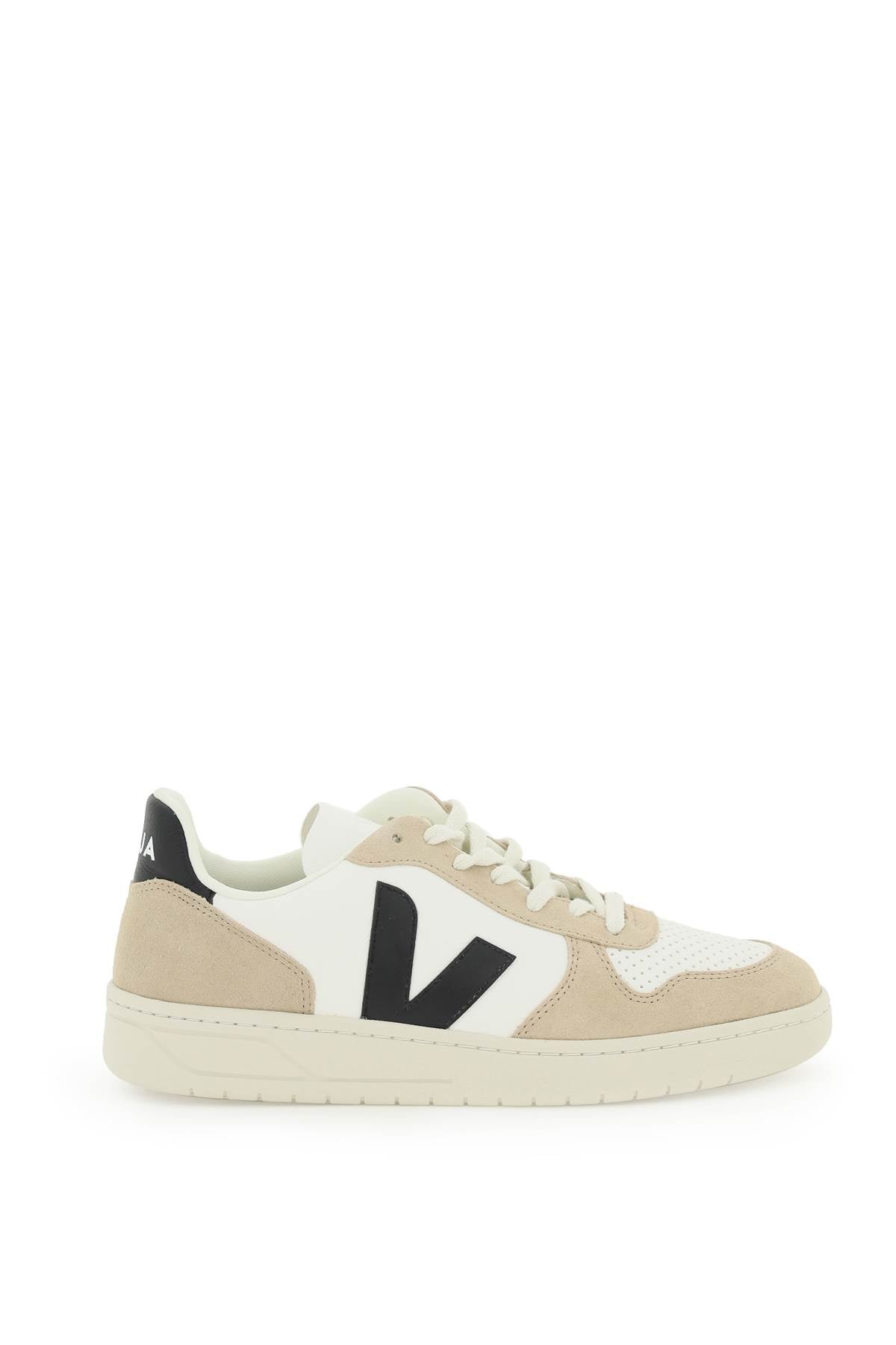 Veja V-10 Suede & Leather Sneakers image 0