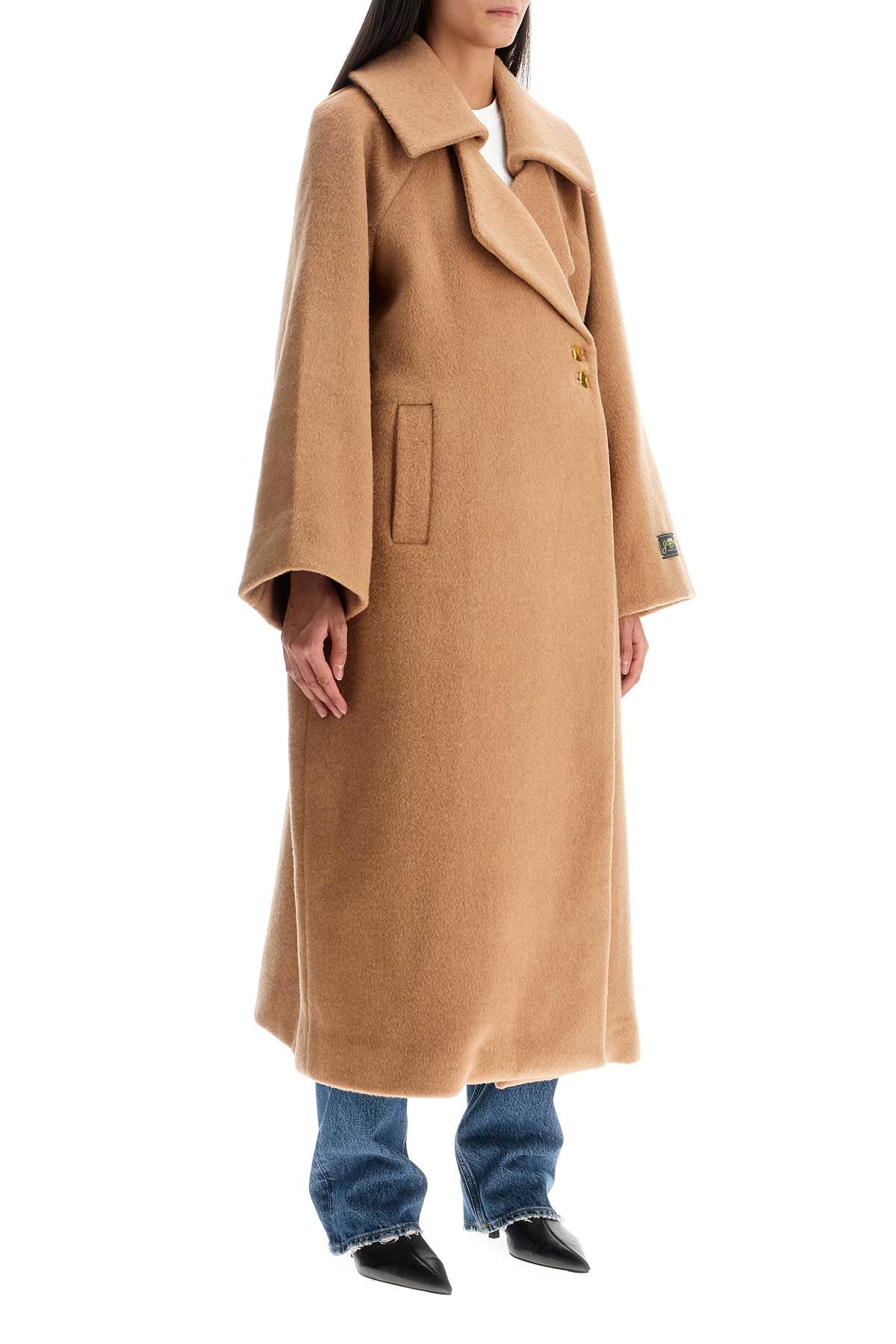 Ganni Long Recycled Wool Coat image 1