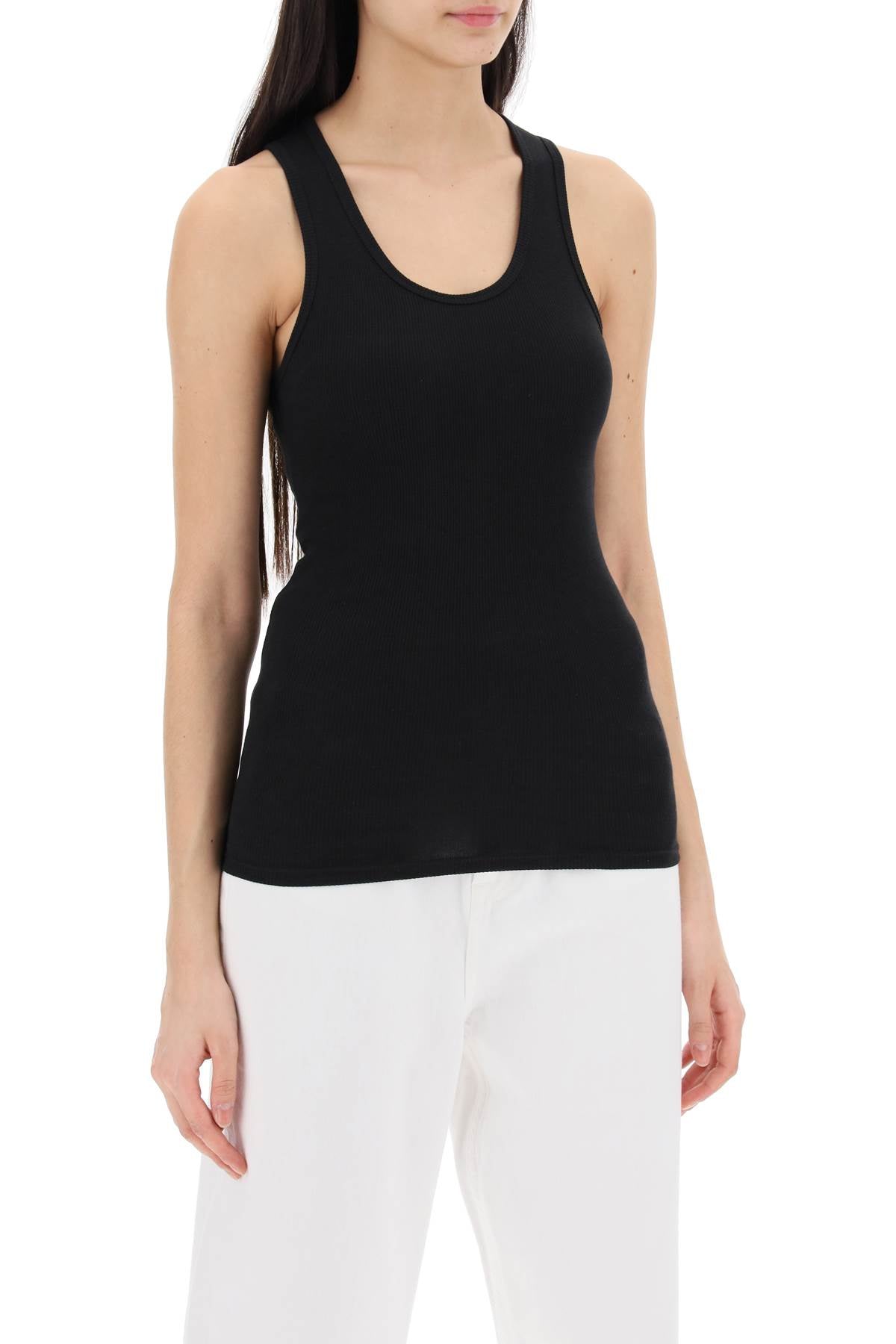 Wardrobe.Nyc ribbed sleeveless top with image 1