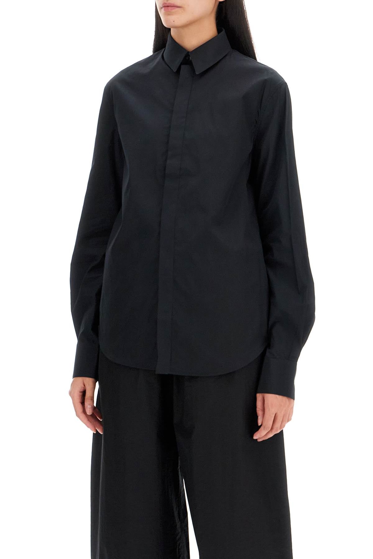 Wardrobe.NYC Flared Cotton Poplin Shirt for Women image 3