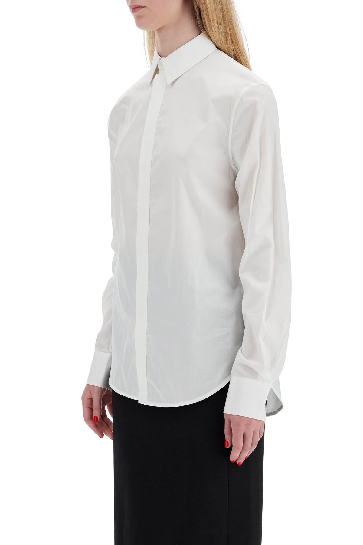 Wardrobe.NYC Flared Cotton Poplin Shirt for Women image 3