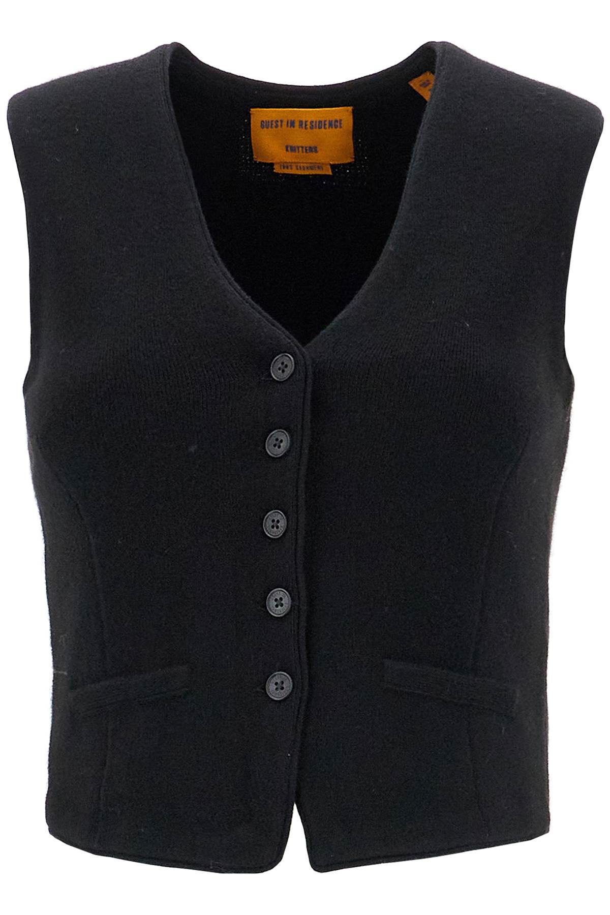 Guest In Residence Cashmere V-Neck Vest image 0