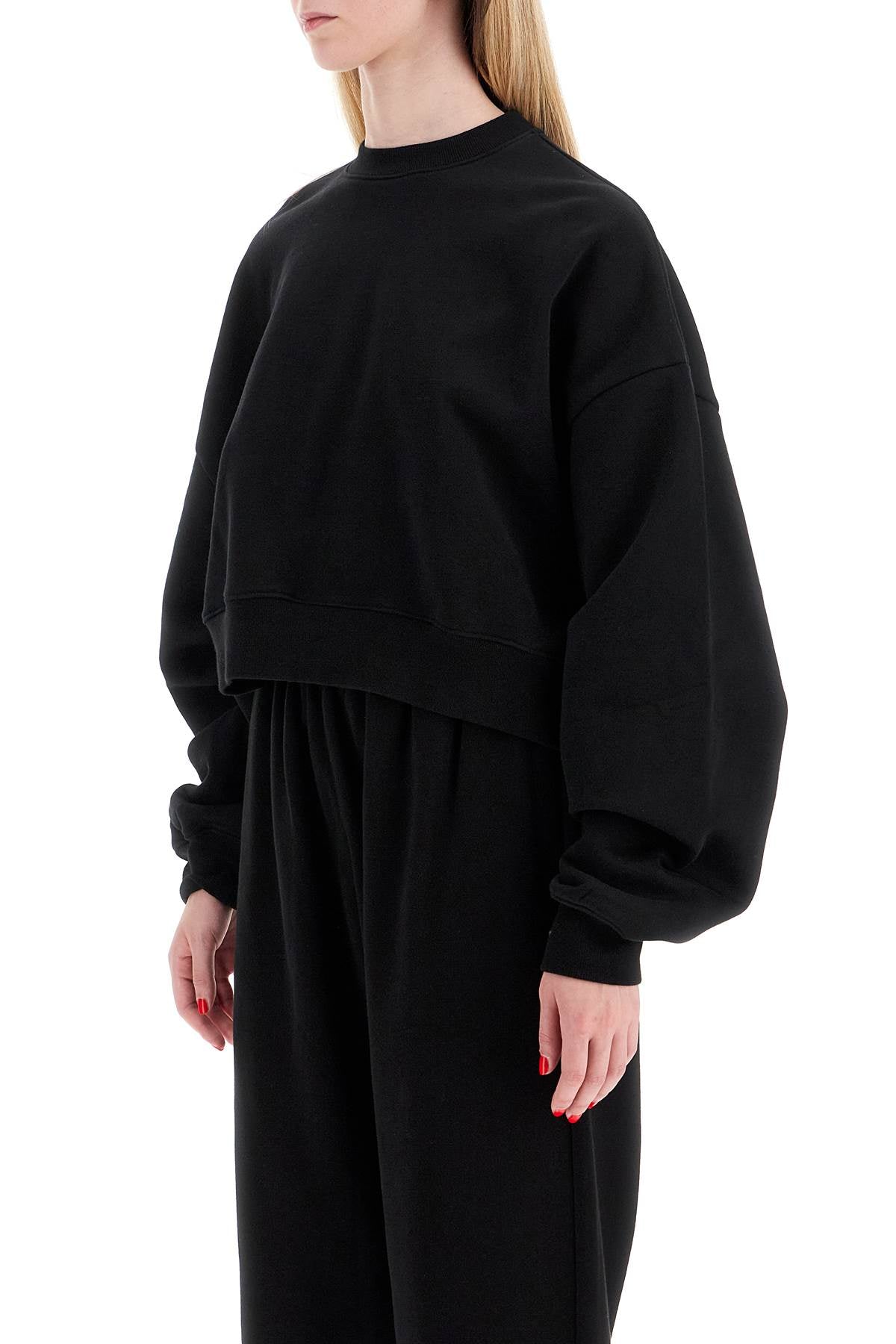 Wardrobe.Nyc "cropped sweatshirt with puffed sleeves image 3