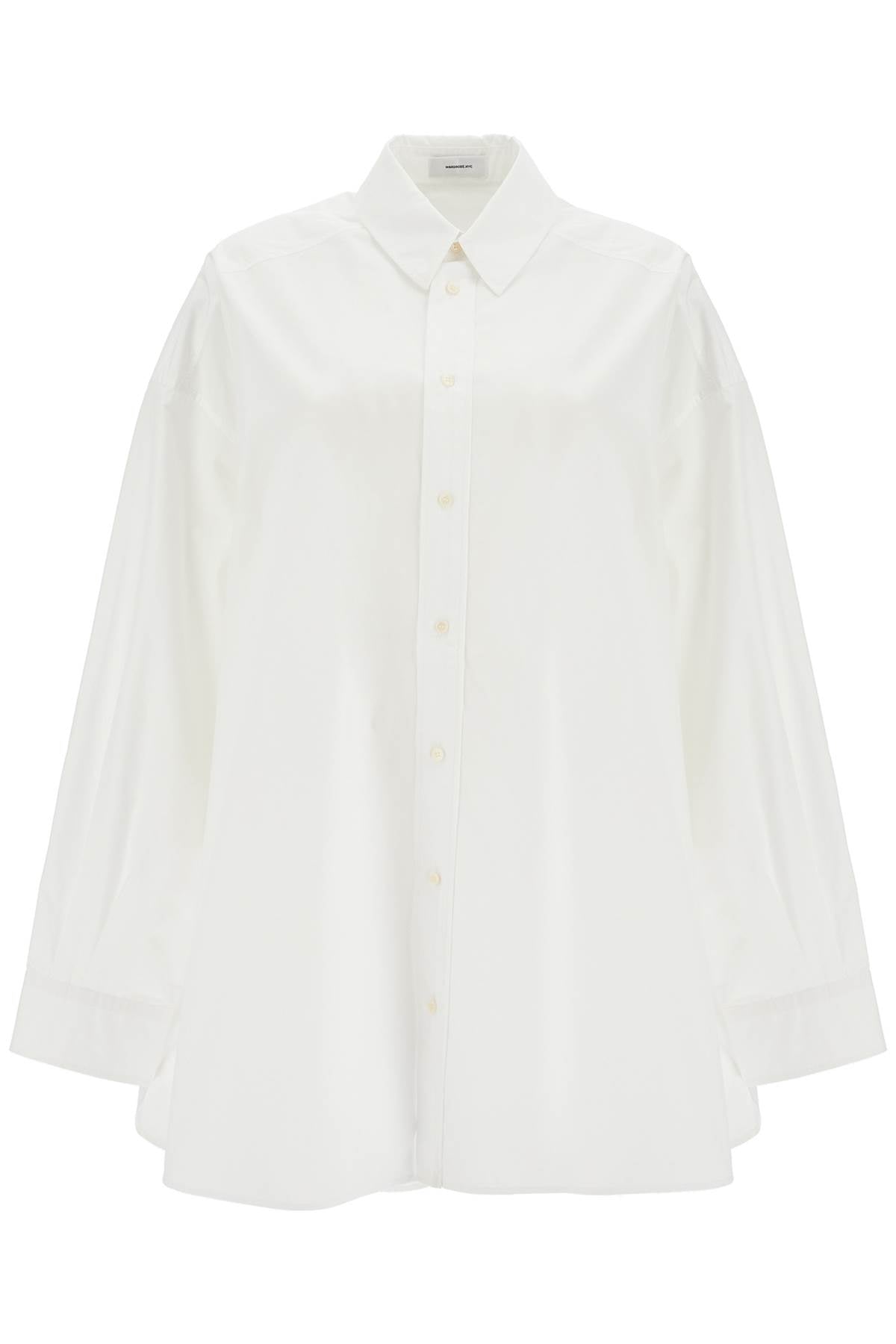 WARDROBE.NYC Mini Shirtdress with Button Closure image 0