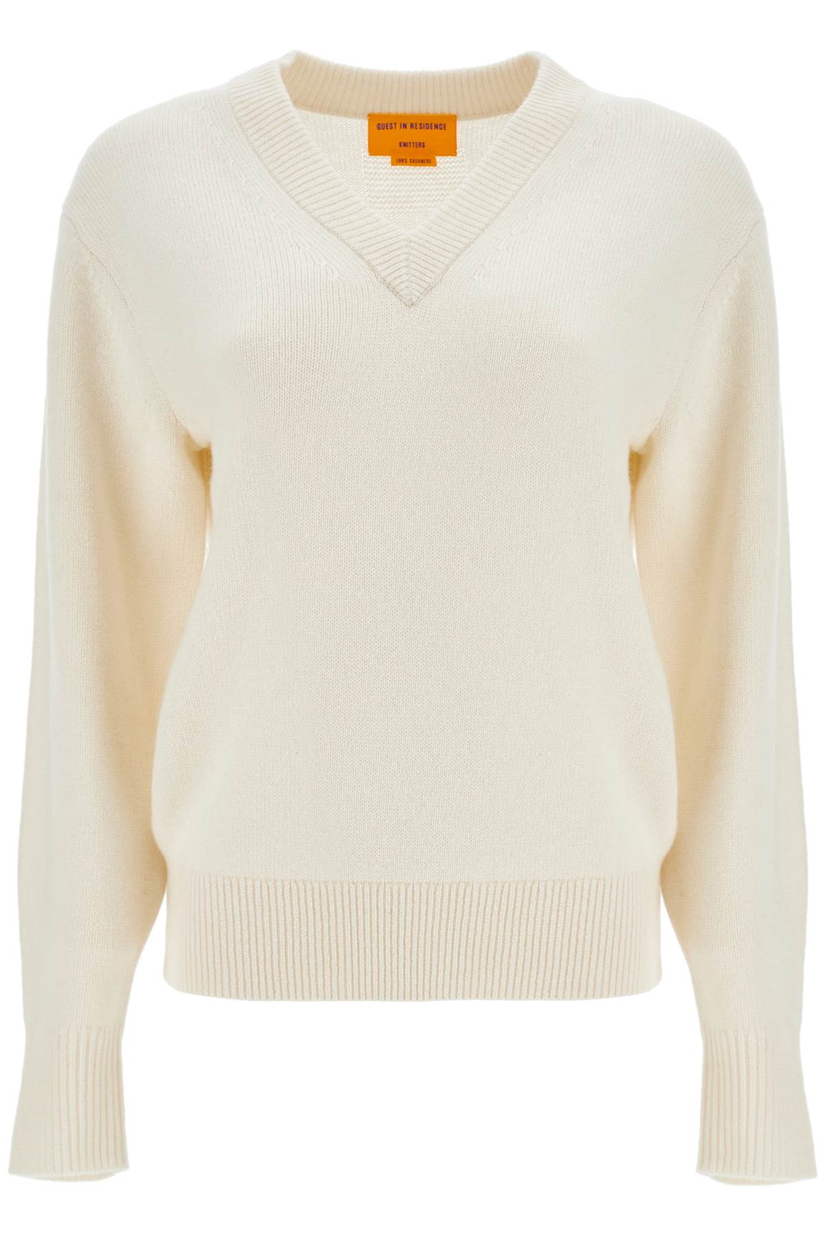 Guest In Residence Oversized Cashmere V-Neck Sweater image 0