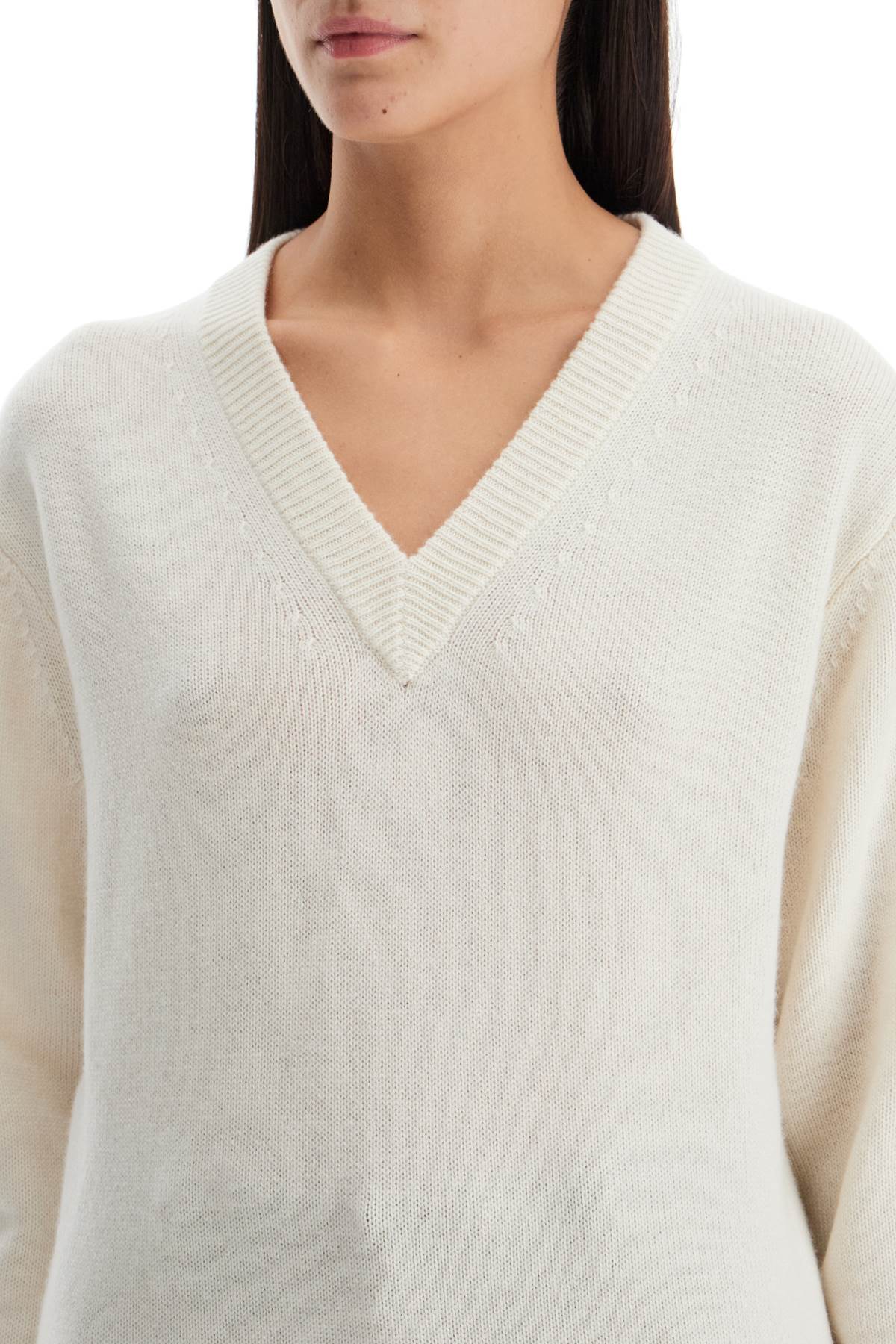 Guest In Residence Oversized Cashmere V-Neck Sweater image 3