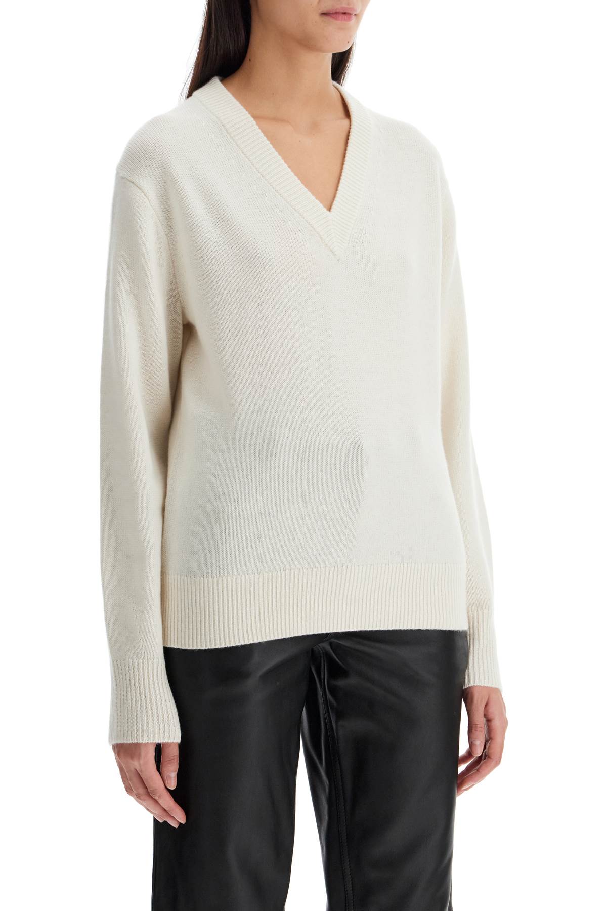 Guest In Residence Oversized Cashmere V-Neck Sweater image 1