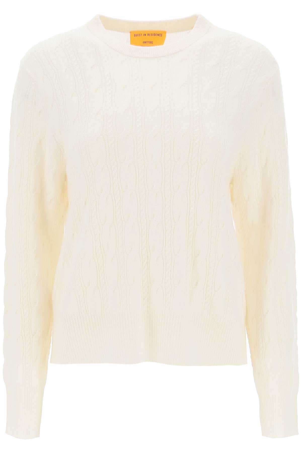 Guest In Residence twin cable cashmere sweater image 0