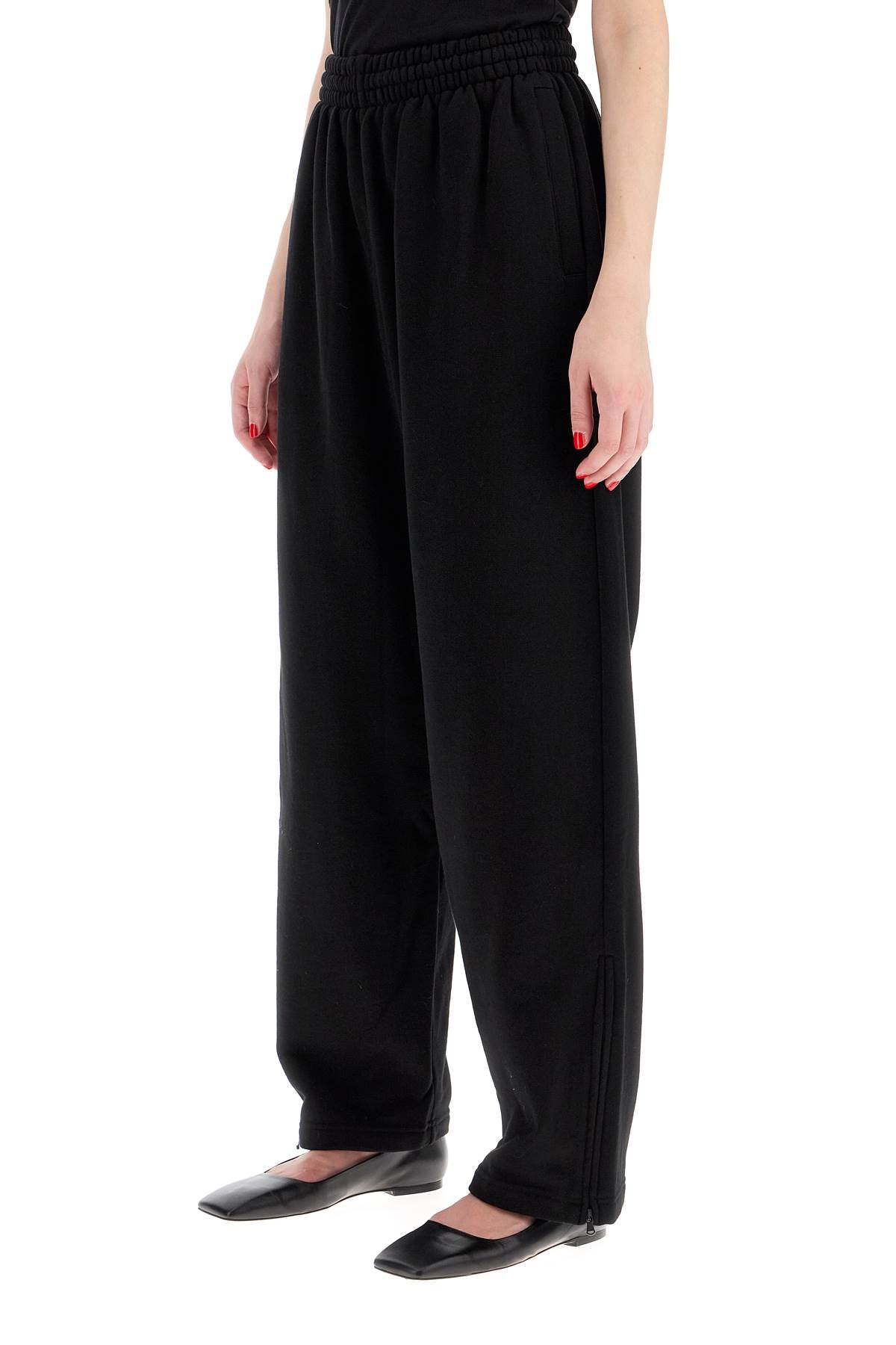 Wardrobe.NYC Wide Leg Cotton Joggers image 3