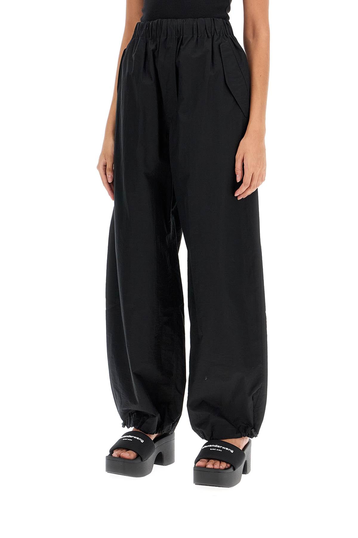 Wardrobe.NYC Parachute Poplin Wide Leg Pants image 3