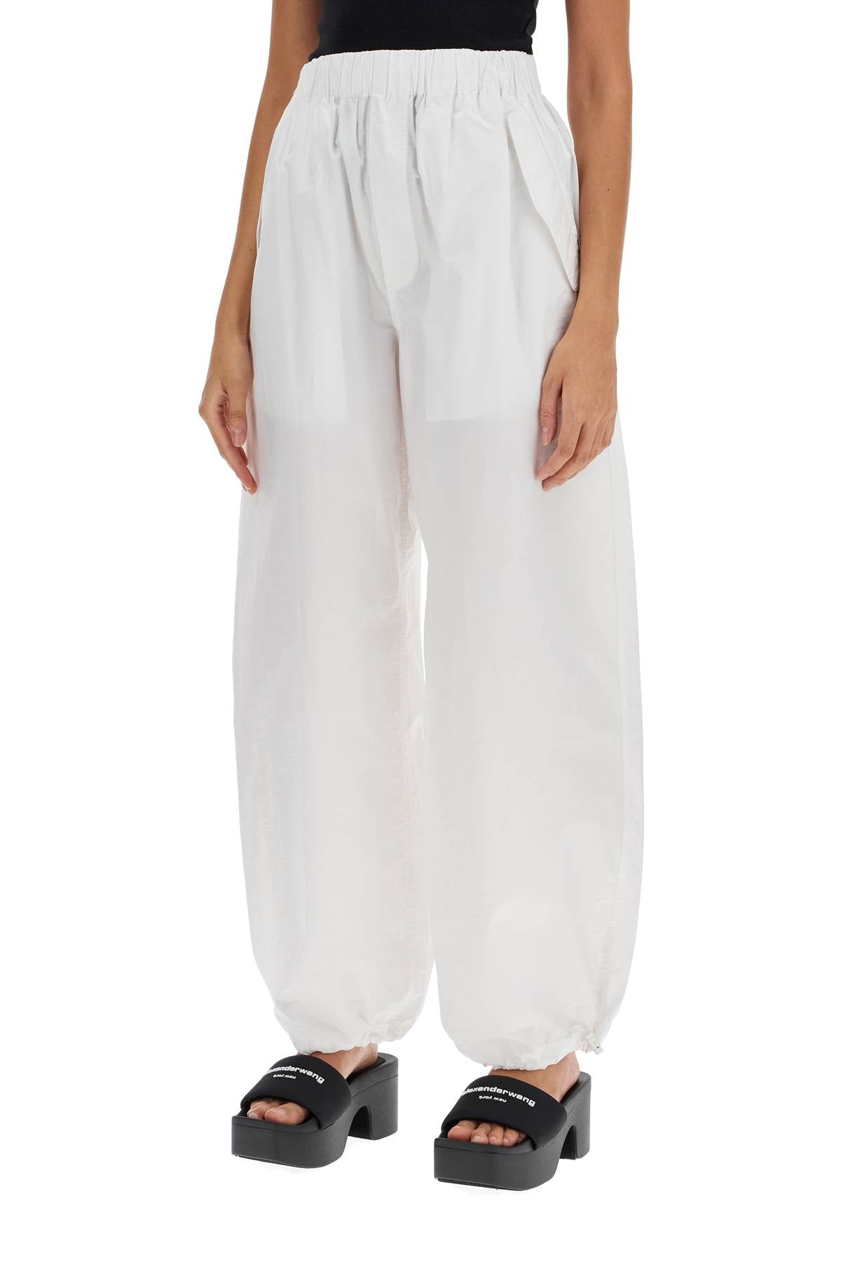 Wardrobe.NYC Parachute Poplin Wide Leg Pants image 3