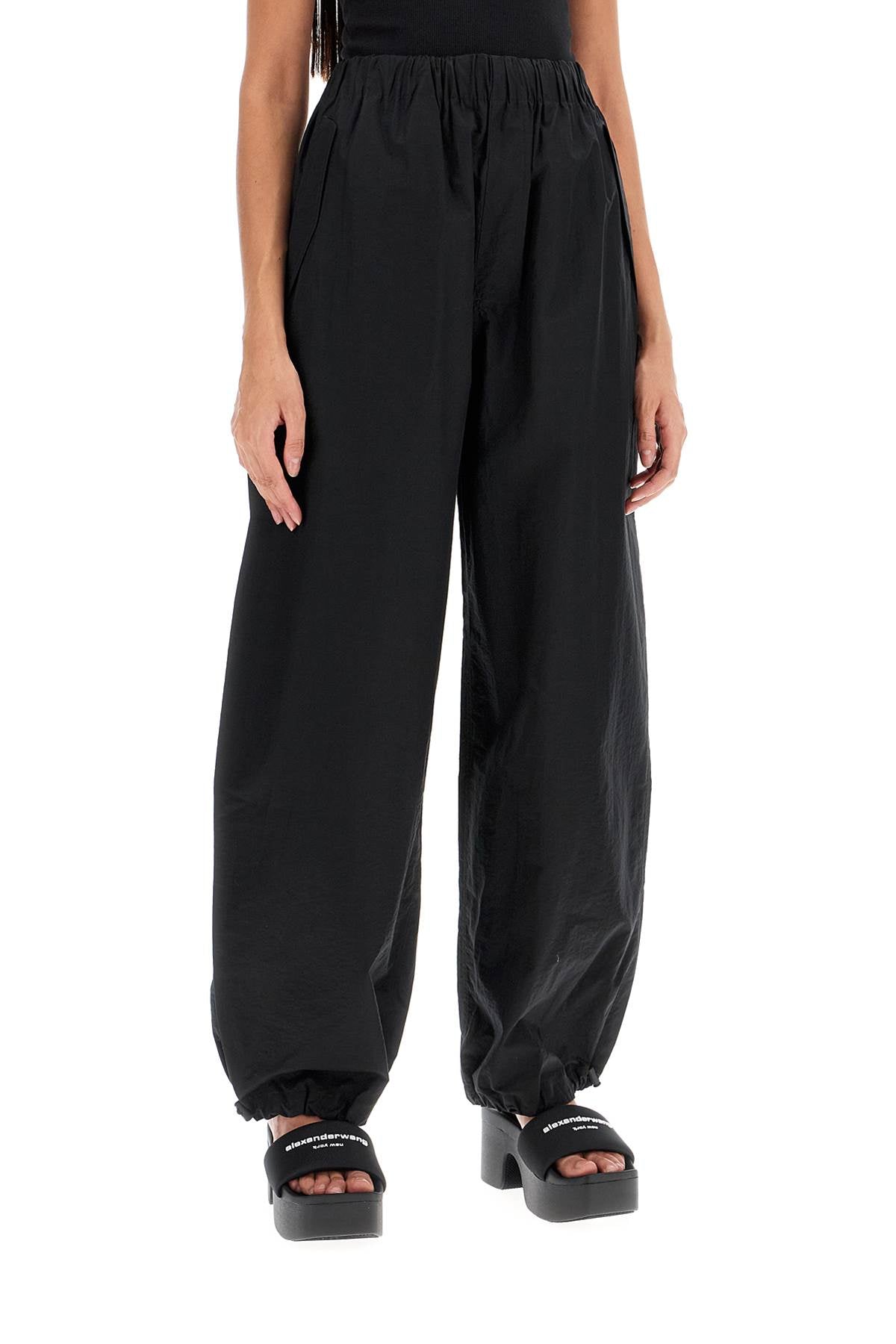 Wardrobe.NYC Parachute Poplin Wide Leg Pants image 1