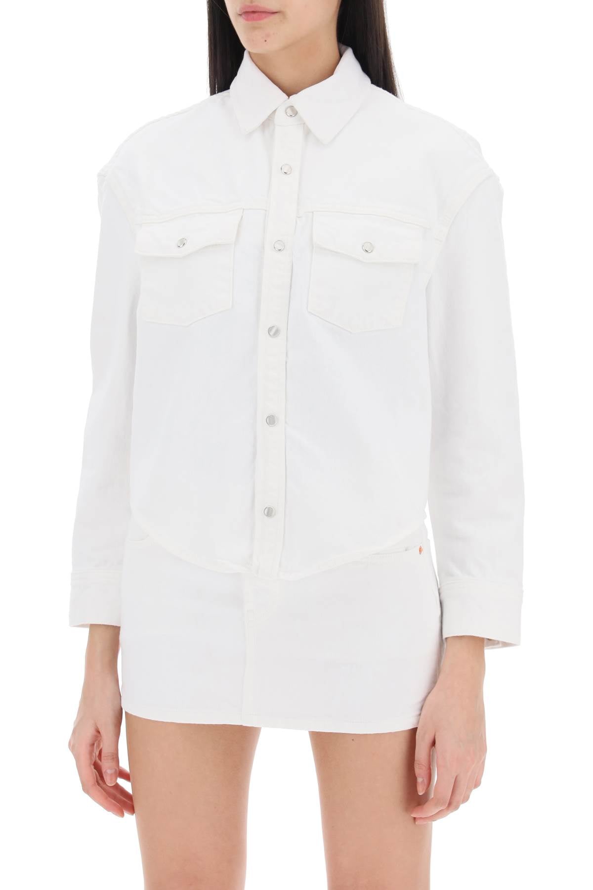 Wardrobe.Nyc boxy denim overshirt image 3