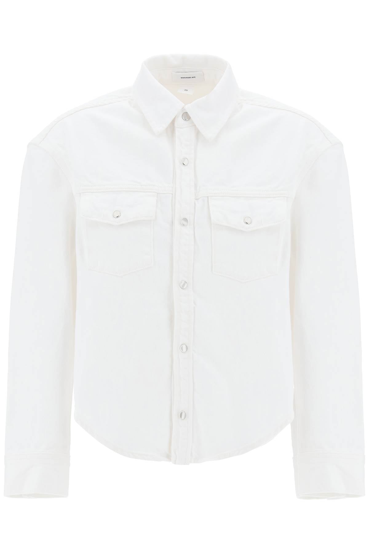 Wardrobe.Nyc boxy denim overshirt image 0