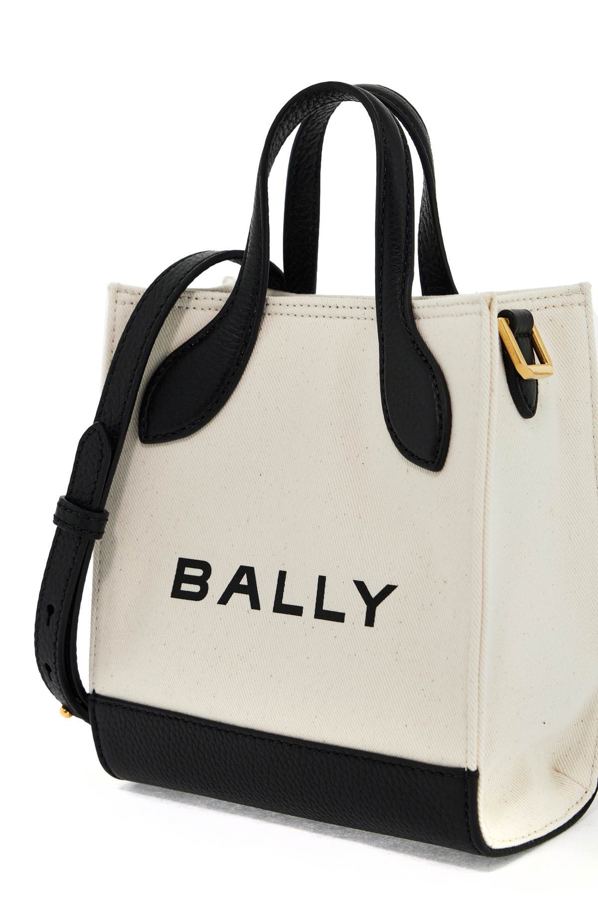 Bally Bar Keep On Mini Fabric Handbag - Organic Cotton Drill image 2