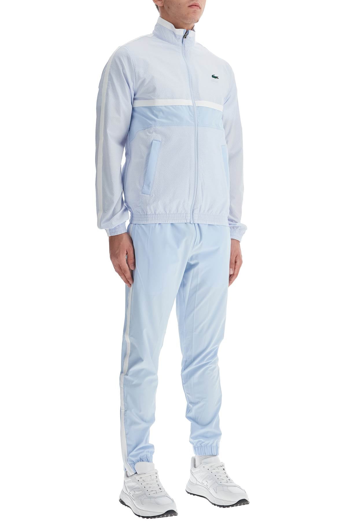 Lacoste Sporty Patchwork Jumpsuit: Technical Fabric & Stylish Design image 1