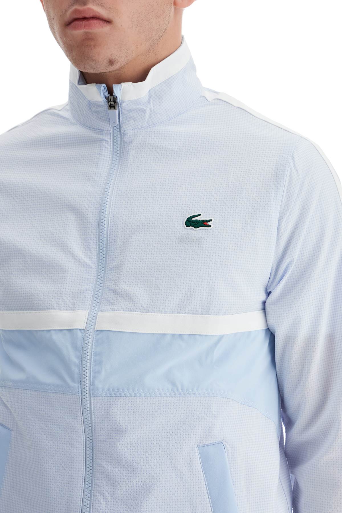 Lacoste Sporty Patchwork Jumpsuit: Technical Fabric & Stylish Design image 3