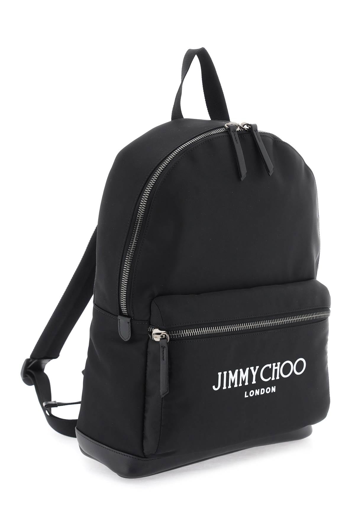 Jimmy Choo Wilmer Nylon Backpack with Leather Base image 2