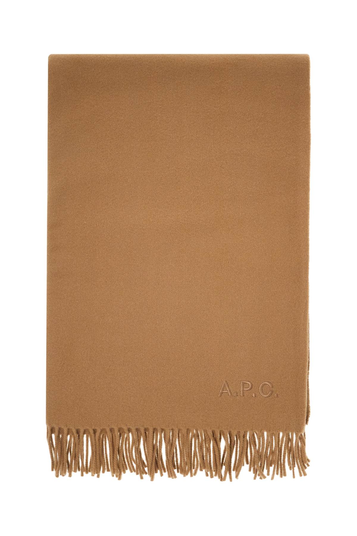 A.P.C. Alix Embroidered Wool Scarf image 0