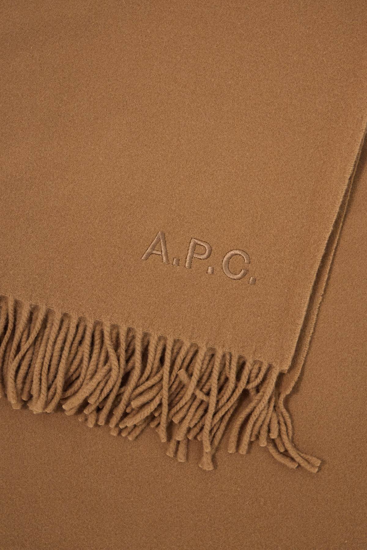 A.P.C. Alix Embroidered Wool Scarf image 2