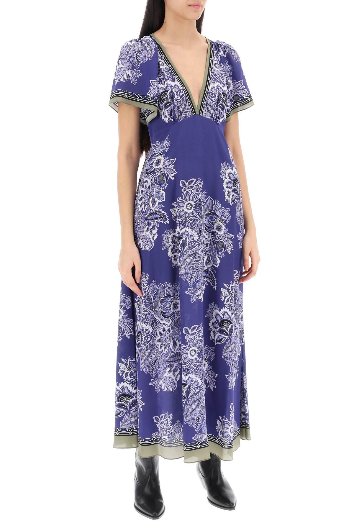 Etro maxi crepe de chine dress image 1